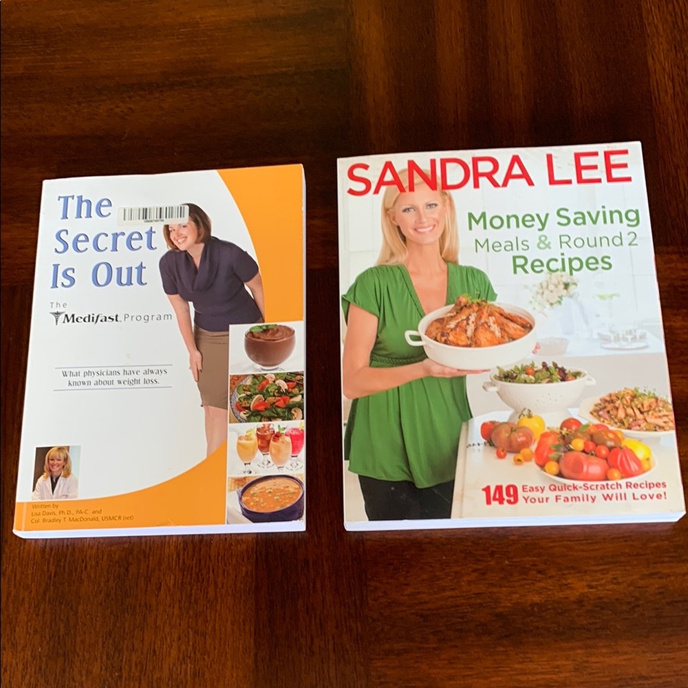 Money Saving Meals & Round 2 Recipes Book and Medifast Program Books